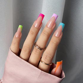 BTArtboxnails close-up of soft gel tip texture for flexible fit