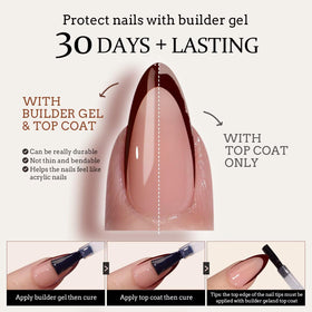 BTArtboxnails tapered cuticle edge detail showing seamless look