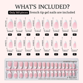 BTARTBOXNAILS cured French design under lamp showing glossy durable finish benefit