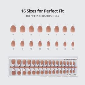 BTArtboxnails example French design on tips showing cured gel and polish-ready surface