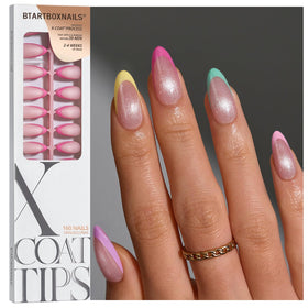 BTArtboxnails front package showing 160-piece set and brighter pastel tips benefit variety