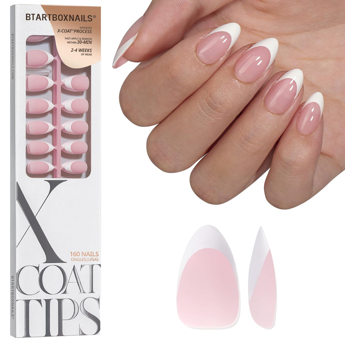 BTArtboxnails front packaging showing French tips and benefits