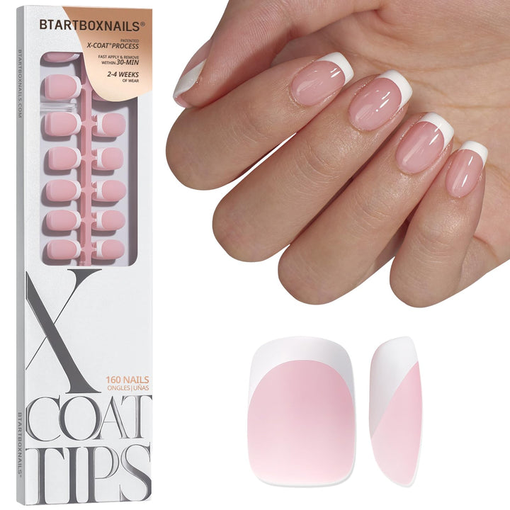 BTArtboxnails front packaging showing 160 nails and French tip benefit