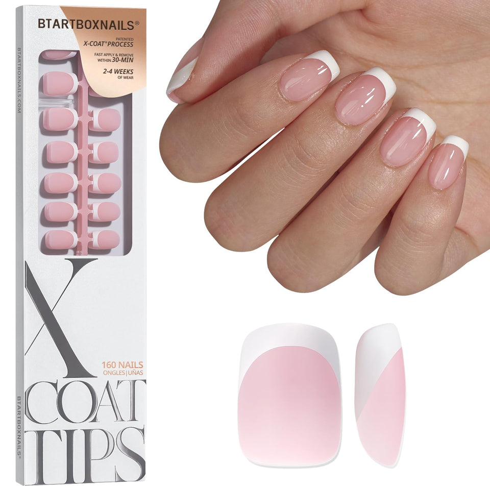 BTArtboxnails front packaging showing 160 nails and French tip benefit