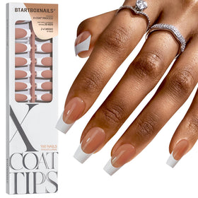 BTArtboxnails front packaging showing French tips and quantity benefits