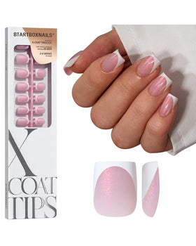 BTArtboxnails front packaging showing elegant shimmer and full 96-piece set benefits