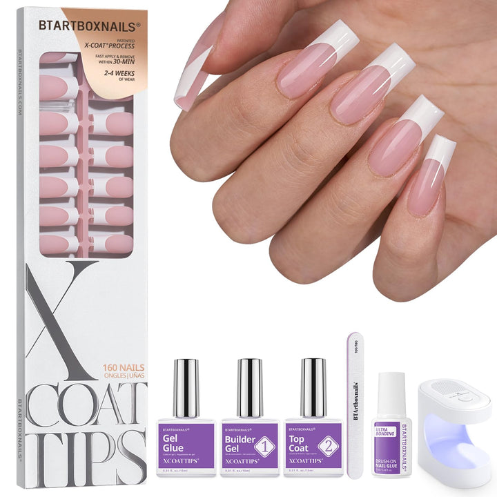 BTArtboxnails kit front packaging showing all included items and benefit of completeness