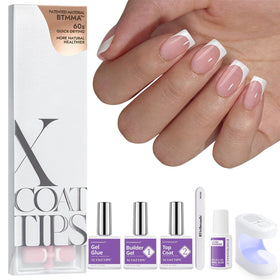 BTArtboxnails front packaging showing complete gel nail kit and lamp for convenient at-home use