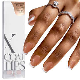 BTArtboxnails front packaging showing 160-piece kit and brown French tips for quick salon look