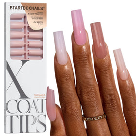 BTArtboxnails front packaging showing 160-piece kit and benefits