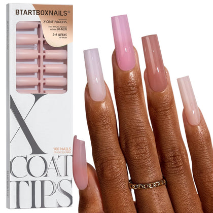 BTArtboxnails front packaging showing 160-piece kit and benefits