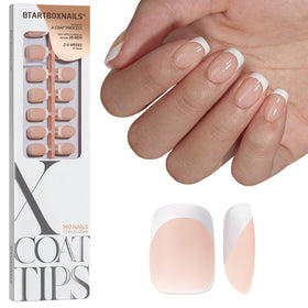 BTARTBOXNAILS front packaging showing 160-piece soft gel kit and benefits