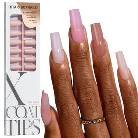 BTArtboxnails front packaging showing full 160-piece kit and brand benefit