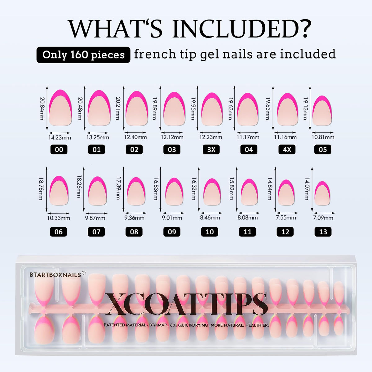 BTArtboxnails curing under LED lamp showing X-COAT process for stronger bond