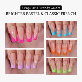 BTArtboxnails hand applying press-on demonstrating fast application