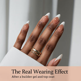 BTArtboxnails application photo with tip being placed and primed for fast salon results