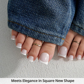 BTArtboxnails toenails in use during pedicure showing comfortable, secure wear