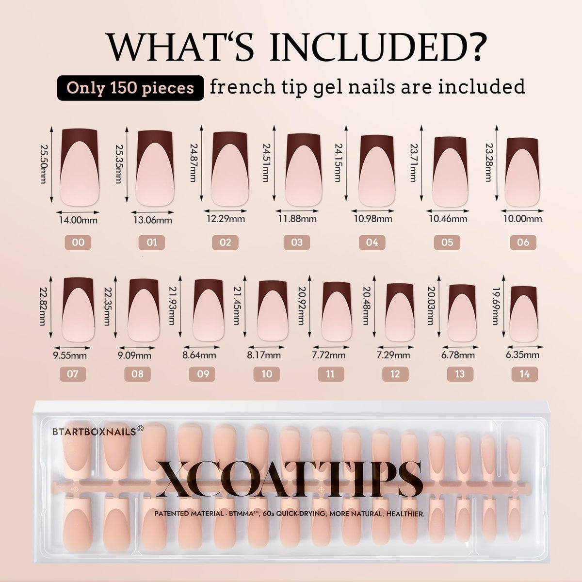 BTArtboxnails label and included contents showing pre-applied primer and base coat convenience