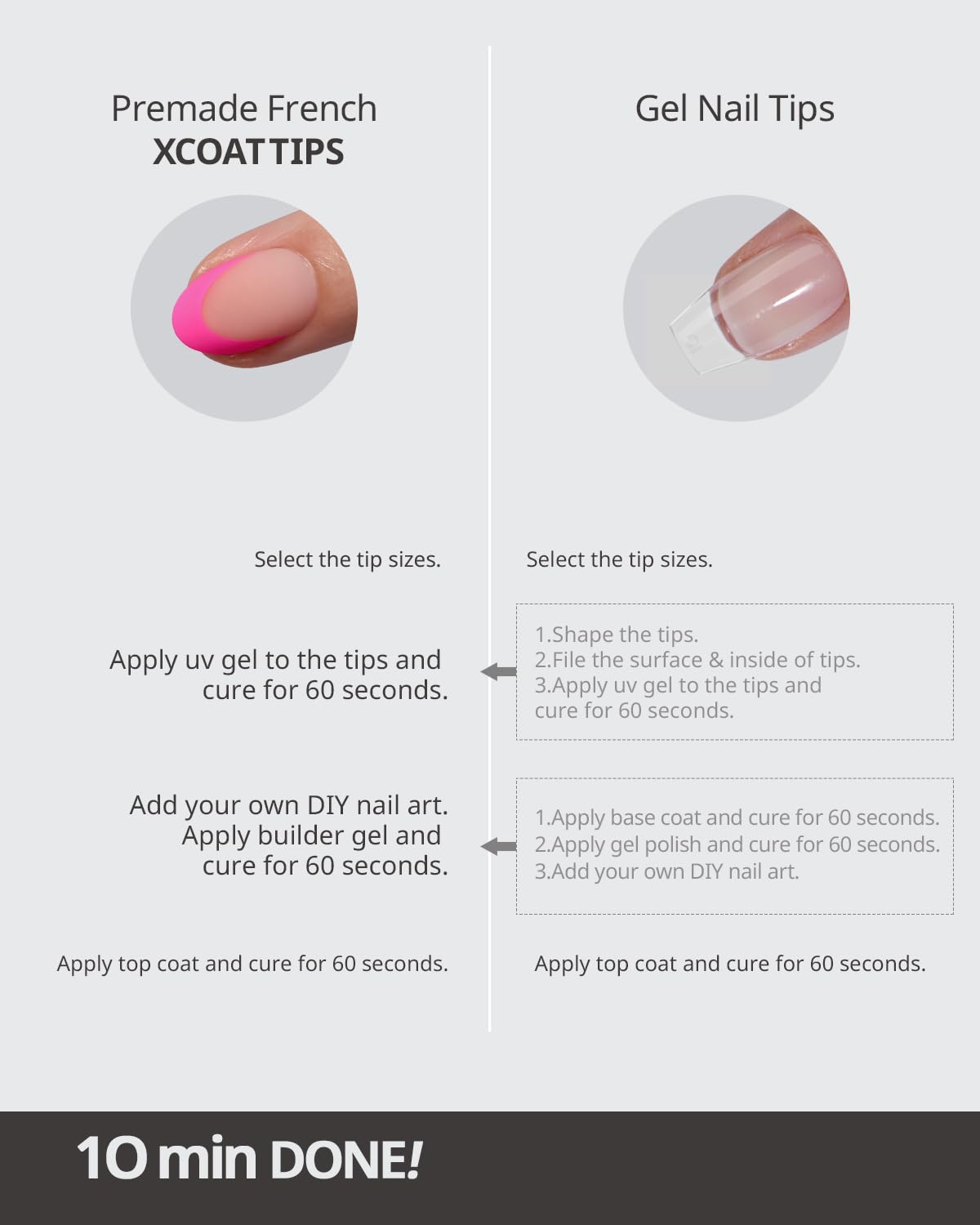 BTArtboxnails pastel French manicure lifestyle shot showing wearable everyday style