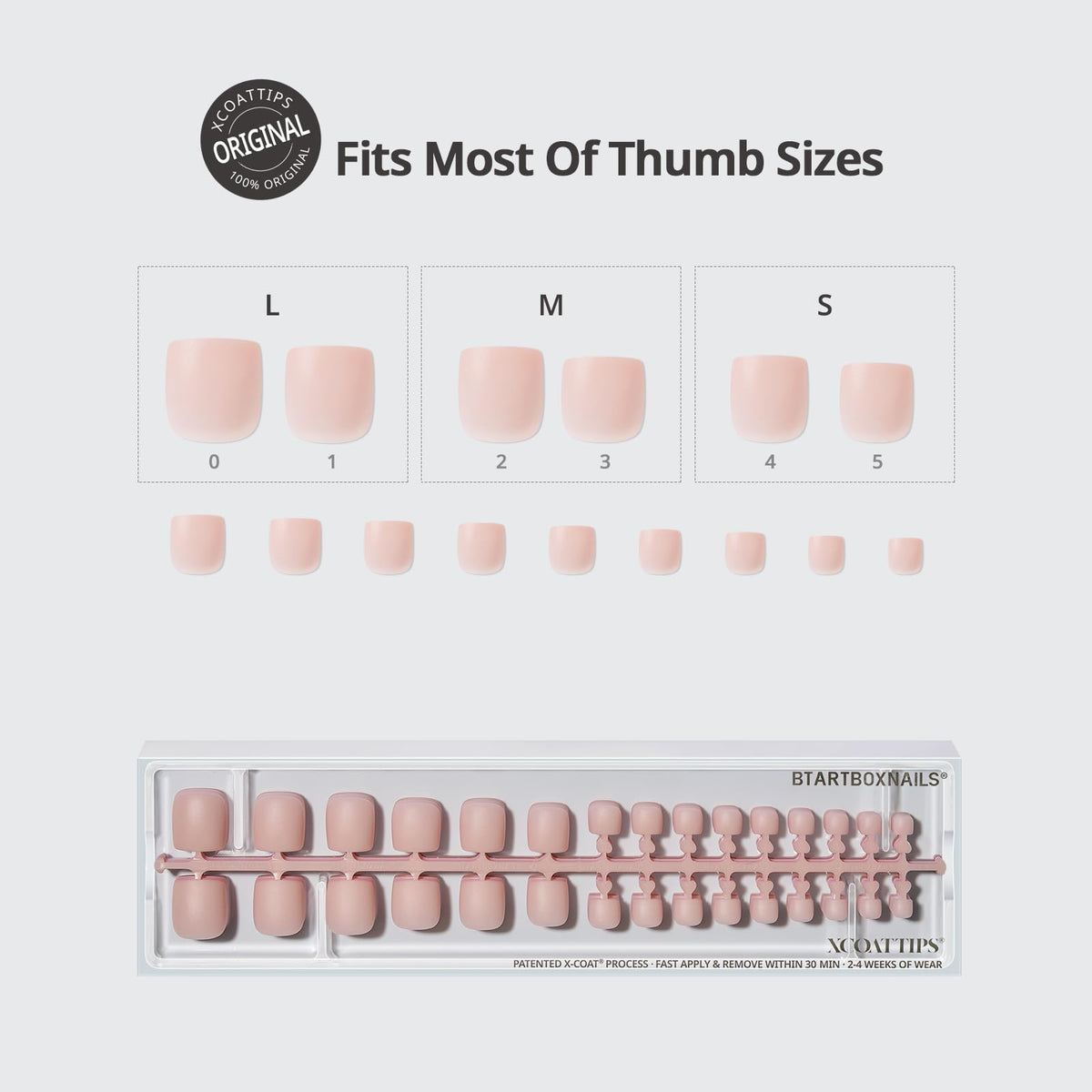 BTArtboxnails five nude shades swatch for matching tones
