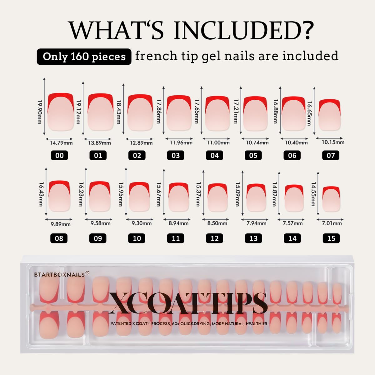 BTArtboxnails removed soak-off comparison showing clean natural nails