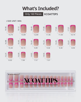 BTArtboxnails hand next to ruler showing scale and true short square fit