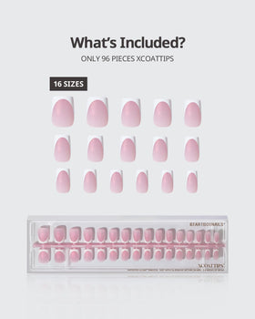 BTArtboxnails nails on hand scale comparison showing short square fit and natural-looking finish