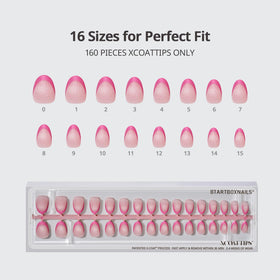 BTArtboxnails size comparison displaying 16 sizes benefit precise fit for many nails