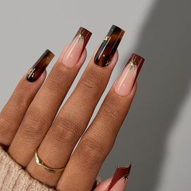 BTArtboxnails side profile demonstrating tapered fit from cuticle to free edge for natural look
