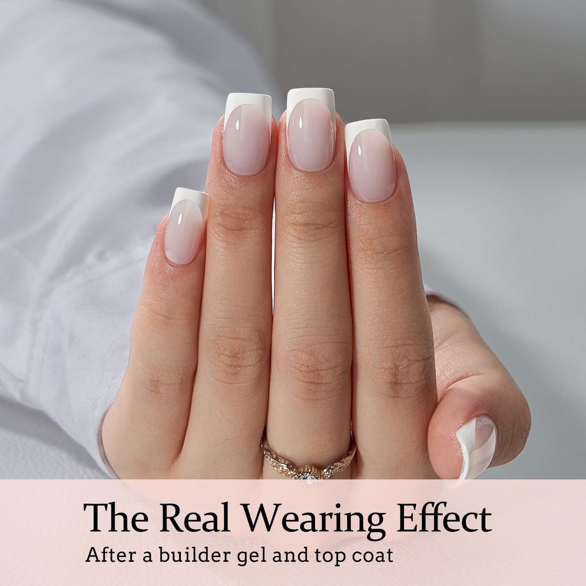 BTArtboxnails side view showing tapered contour for natural fit on curved nails