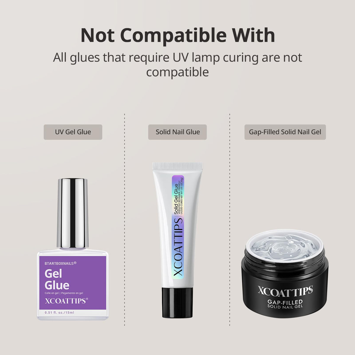 BTArtboxnails kit next to ruler showing compact size and portability