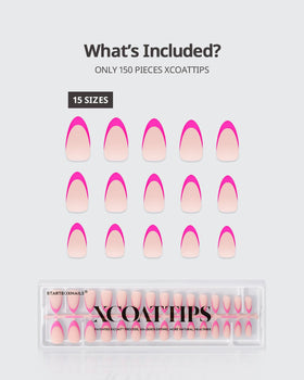BTArtboxnails spread of 15 sizes laid out for precise fitting and easy selection