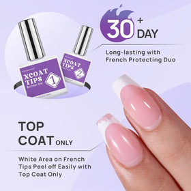 BTArtboxnails top coat pouring to show glossy durable finish