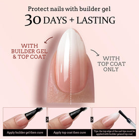 BTArtboxnails top coat texture detail showing glossy chip-resistant surface