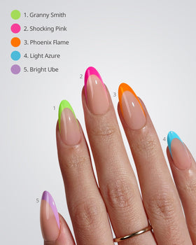 BTArtboxnails X-COAT translucent edge detail illustrating seamless UV curing benefit