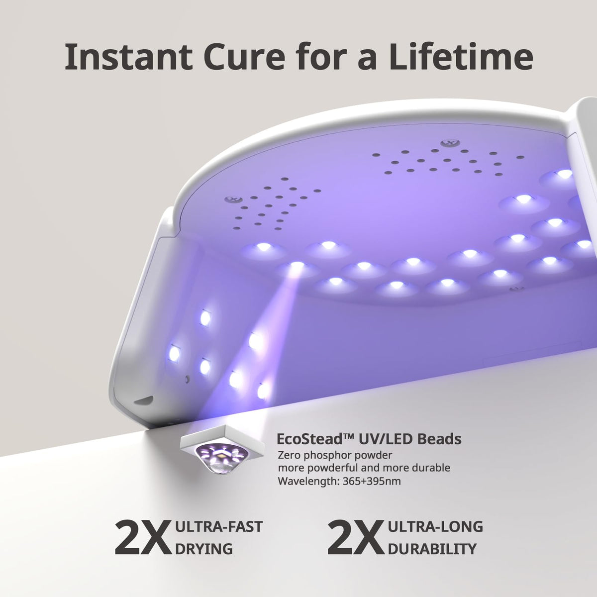 BTArtboxnails XCuringPRO interior cavity full-size fit for hands and feet convenience