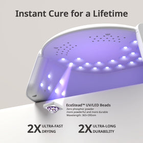 BTArtboxnails XCuringPRO interior cavity full-size fit for hands and feet convenience