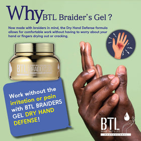 Generic BTL close-up of gel on fingers being applied, shows smooth control benefit