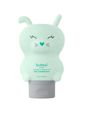 Bubbsi front packaging 8oz bottle shows playful design and child-friendly benefits