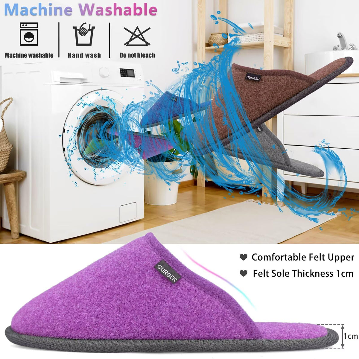 BUGUKI slippers in use in a hotel room offering guest comfort
