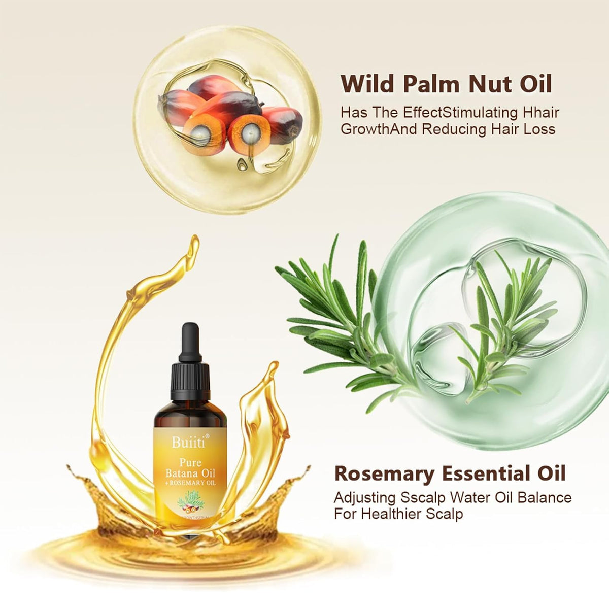Buiiti label closeup highlighting organic ingredients and clarity