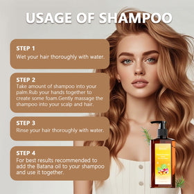 Buiiti shampoo in shower scene showing in-use routine and practical styling support