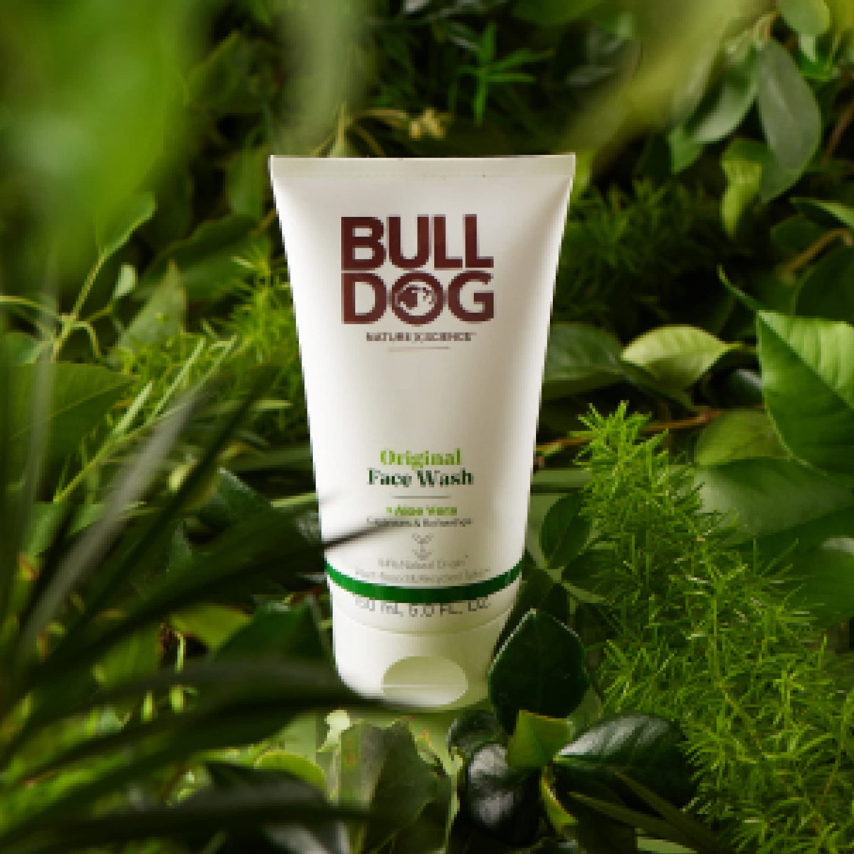 Bulldog Skincare for Men on bathroom shelf suggesting routine-ready convenience