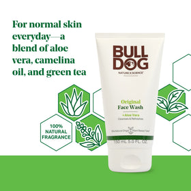 Bulldog Skincare for Men pump close-up highlighting easy dispensing benefit