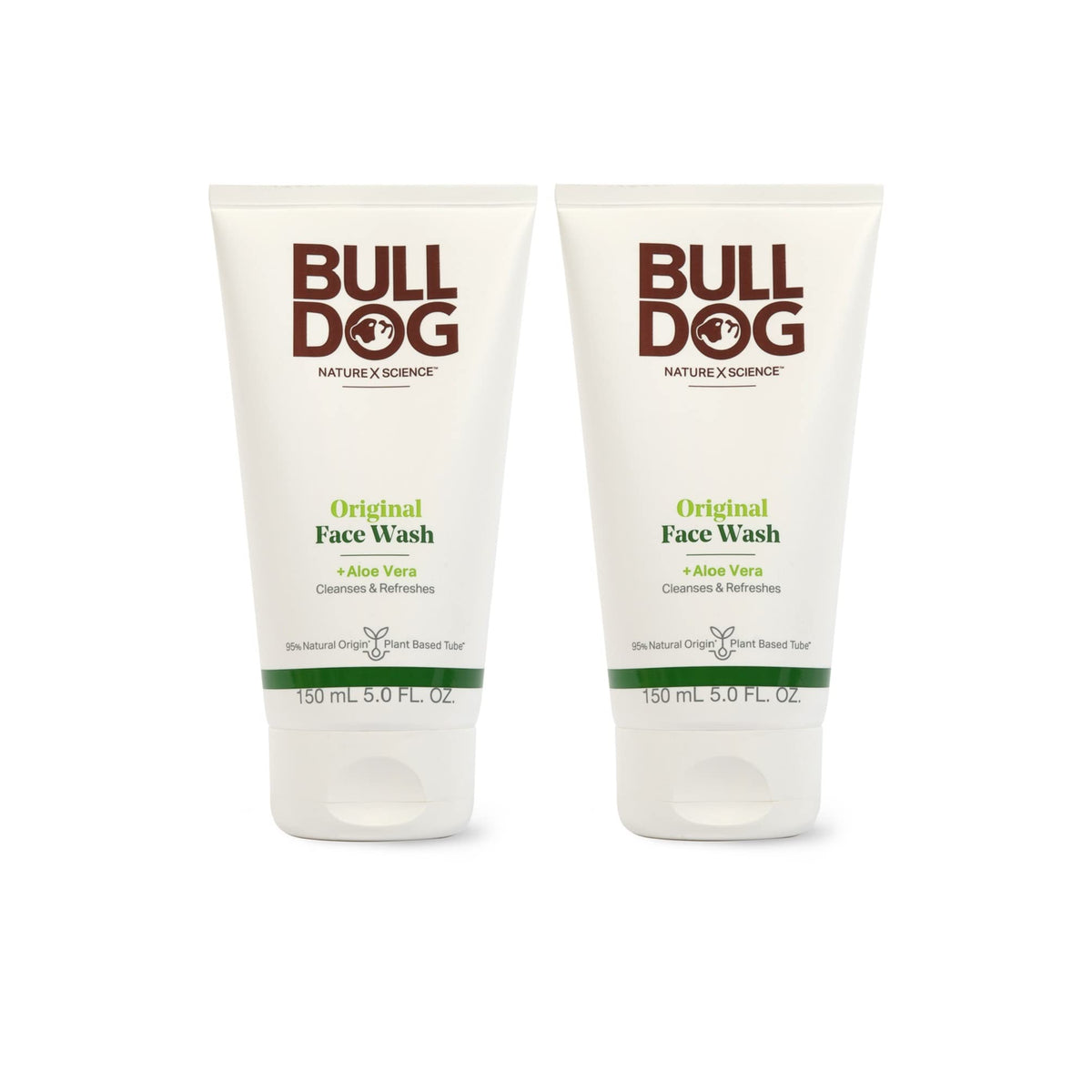 Bulldog Skincare for Men front packaging showing clear label and size benefit