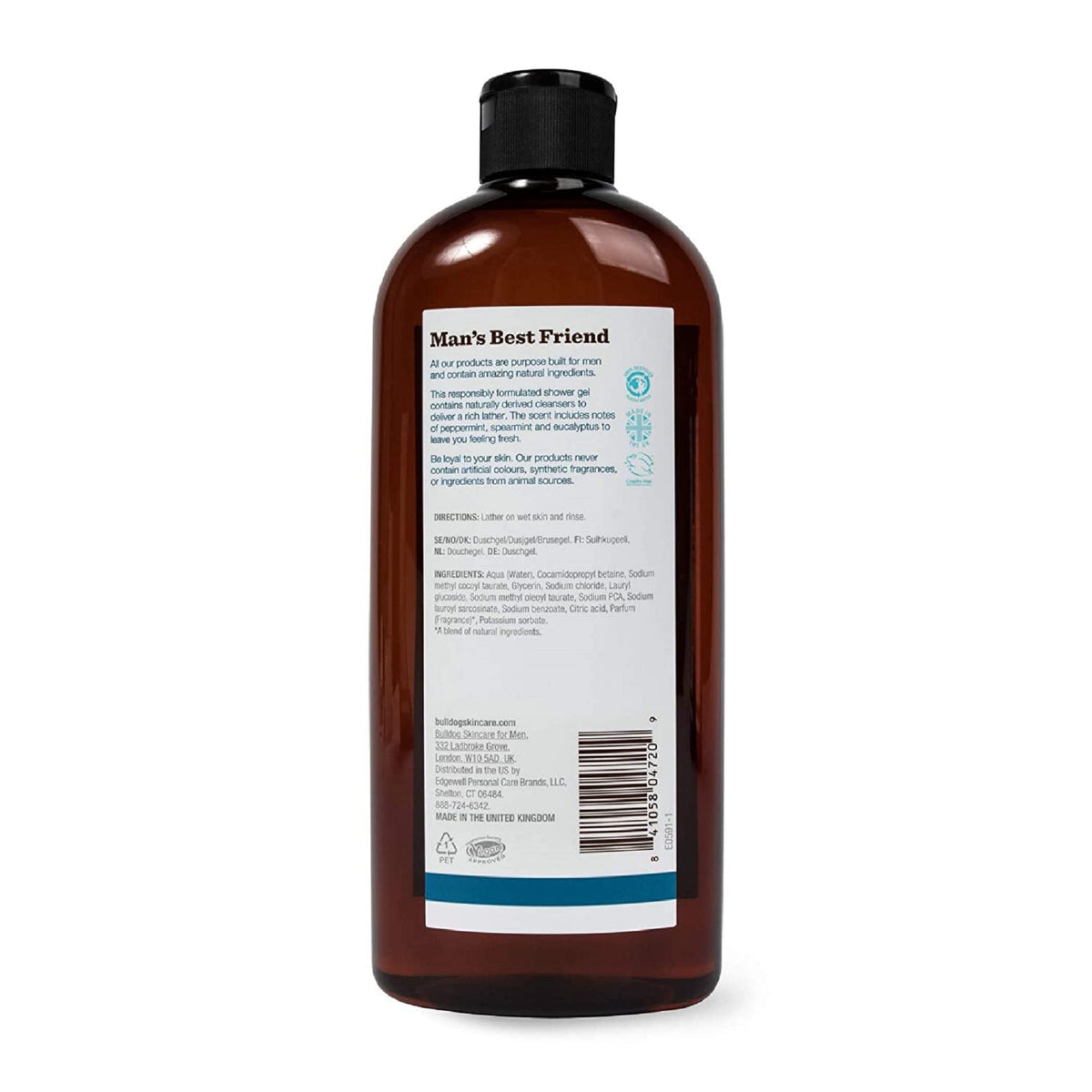 Bulldog creamy foam texture detail demonstrating gentle moisturizing benefit