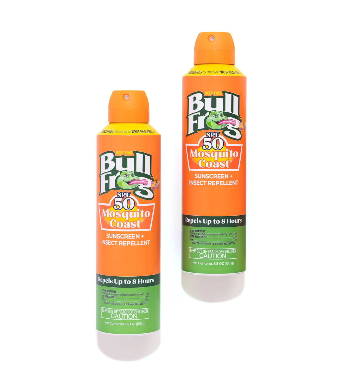 Bullfrog close-up of continuous spray mist for fast coverage