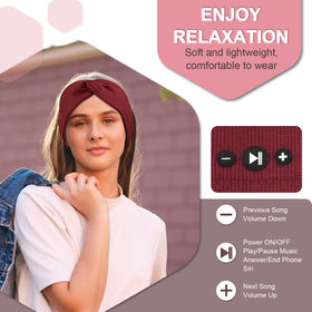 BULYPAZY washable headband with speaker removal pocket for easy laundering