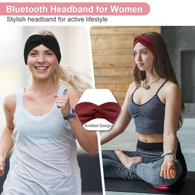 BULYPAZY headband in use during running illustrating secure fit and sweat-ready design