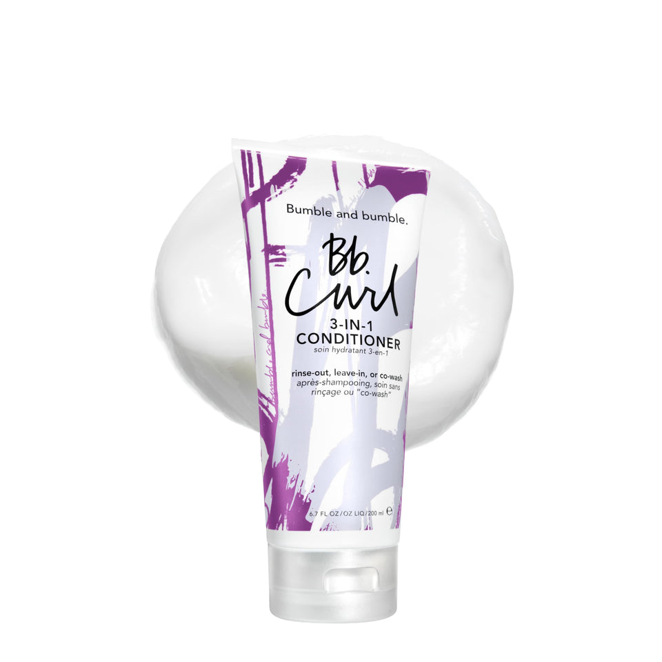 Bumble and bumble front packaging showing 6.7 fl oz bottle and label benefit